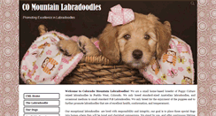 Desktop Screenshot of coloradomountainlabradoodles.com